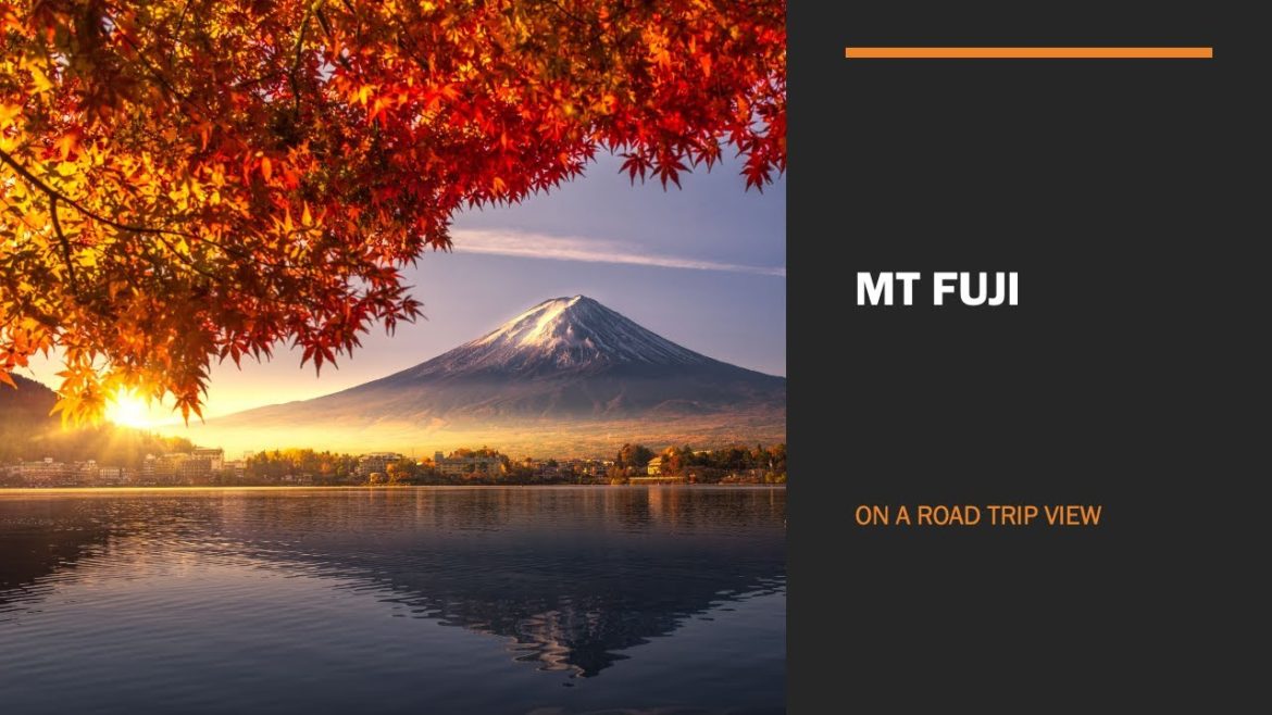 Mt Fuji Japan - On a Road Trip View 4k