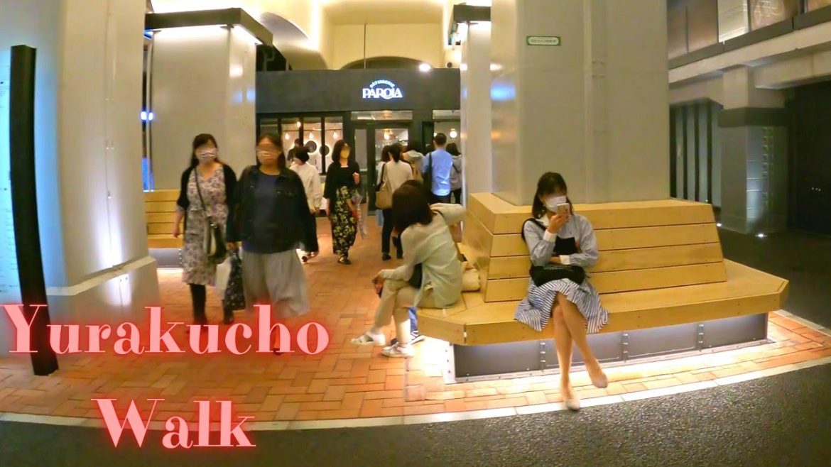 pickup spot. Yurakucho Tokyo in Japan walking tour. 【4K】5.2022