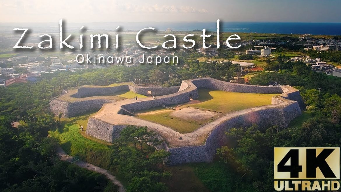 Zakimi castle ruins Okinawa Japan Zakimi castle ruins Okinawa Japan