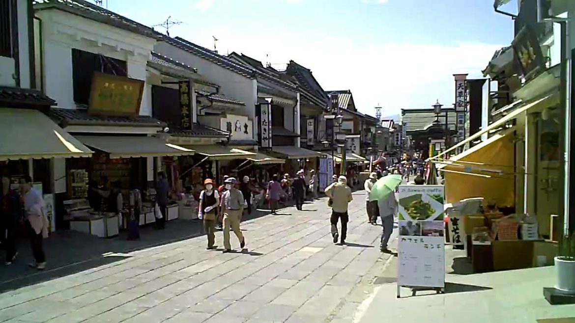 Zenkoji Streets in Japan