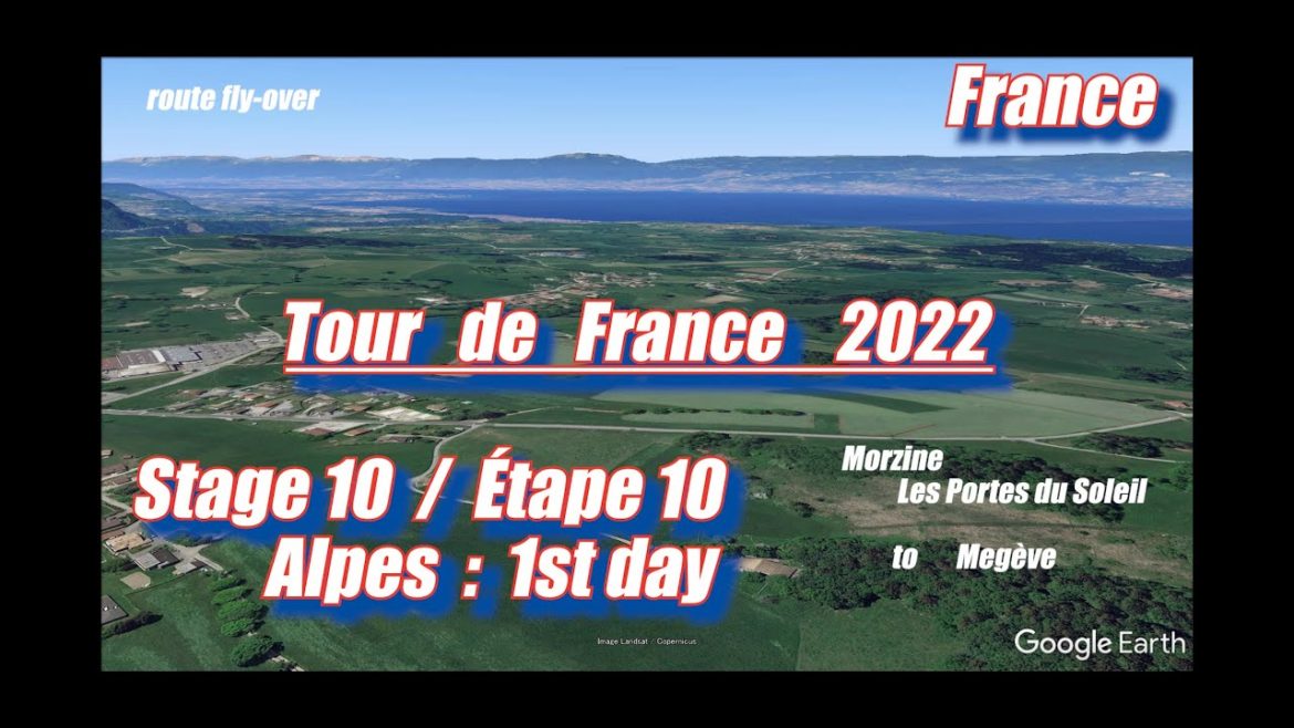 France/ Tour de France 2022 / Stage10 / Alpes 1st Day #TDF2022 #alps #virtual