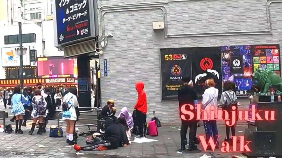 Just walk. Kabukicho Shinjuku Tokyo in Japan walking tour. 【4K】5.2022
