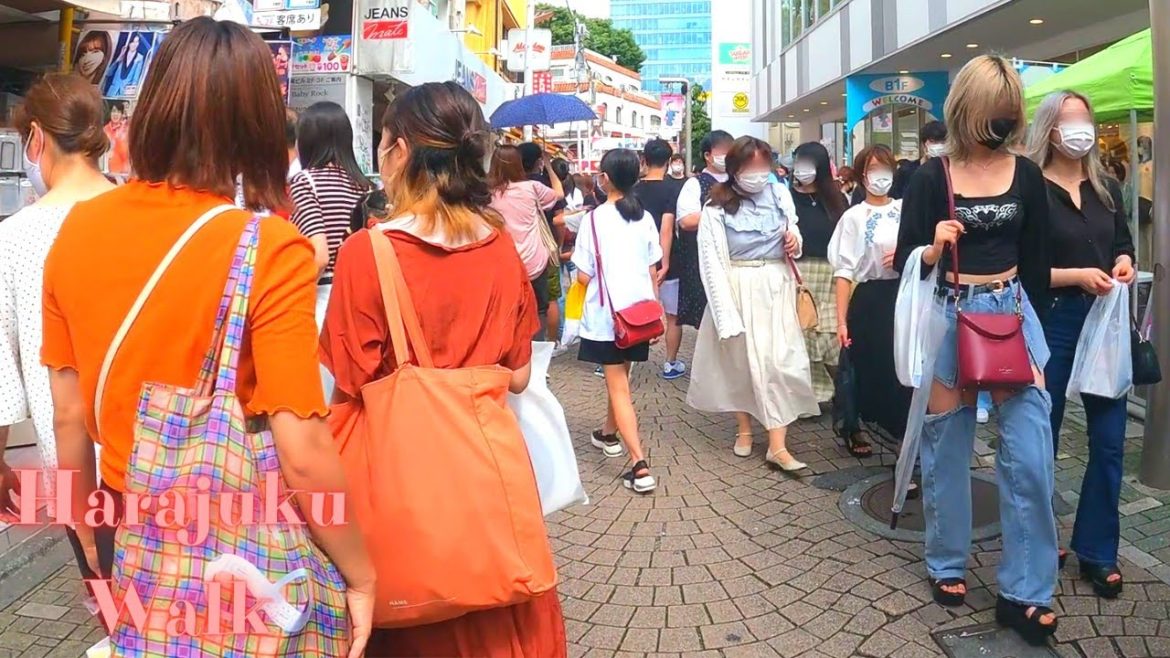 Harajuku Tokoyo in Japan walking tour【4K】7.2022
