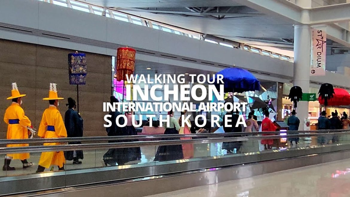 Exploring Incheon International Airport in South Korea Walking Tour Exploring Incheon International Airport in South Korea Walking Tour