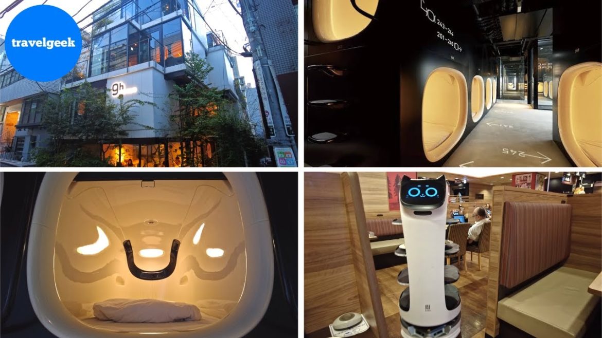 I Spent a Night at $20 Futuristic Capsule Hotel in Tokyo Japan