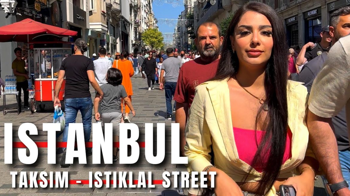 Istanbul 2022 Taksim-Istiklal Street 16 July Walking Tour|4k UHD 60fps