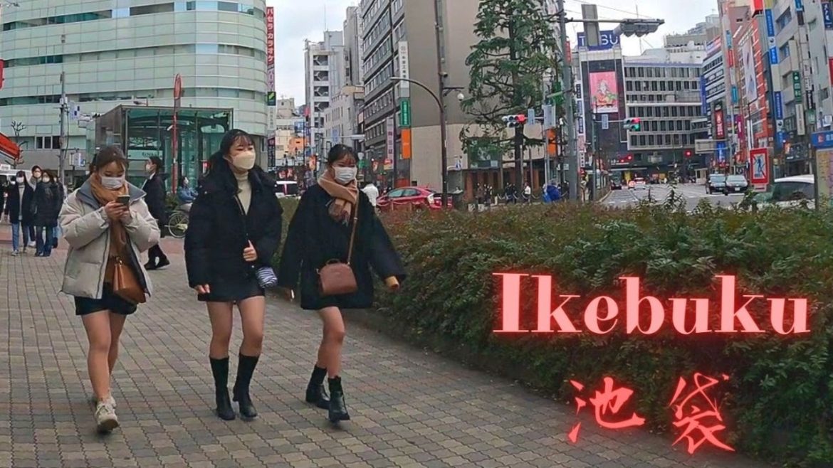 Just walk. Ikebukuro Tokyo walking tour. 【4K】