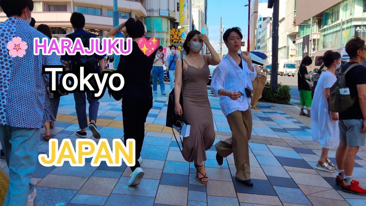 [4K] Walking Tour from 💖 Shibuya ~  🌸 Omotesando # Subway Station.  TOKYO JAPAN. July 2022