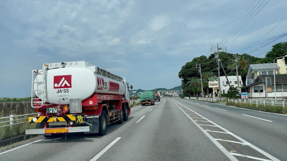 Morning Drive from Toyokawa to Gamagori Aichi Japan
