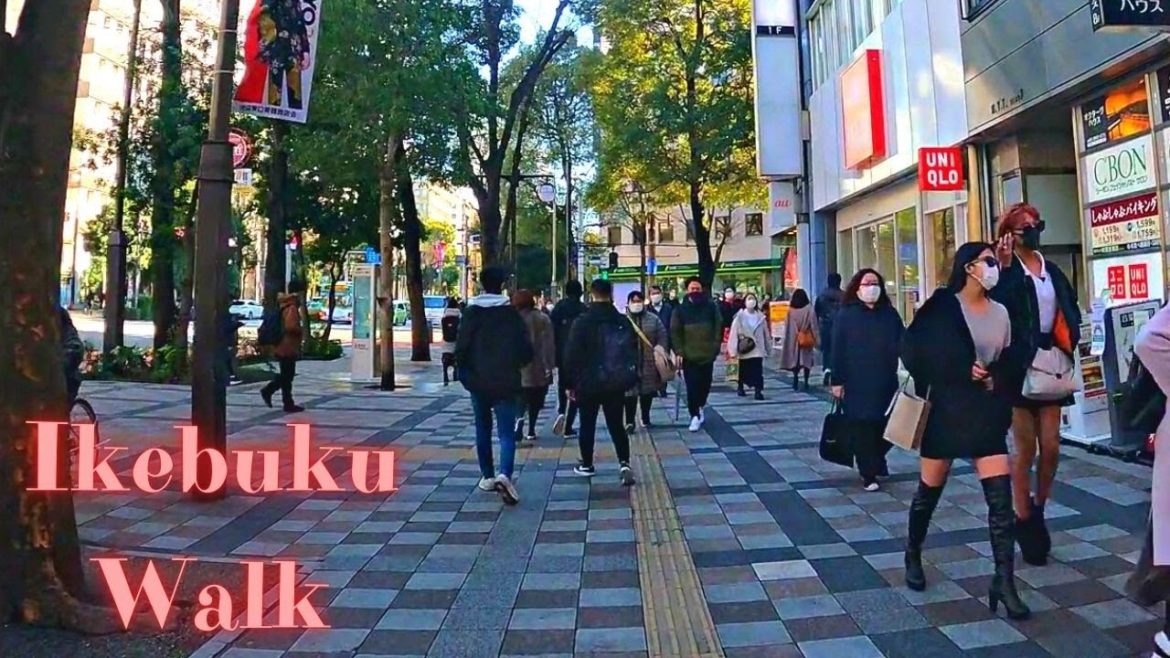 Just walk. Ikebukuro Tokyo in Japan walking tour. 【4K】