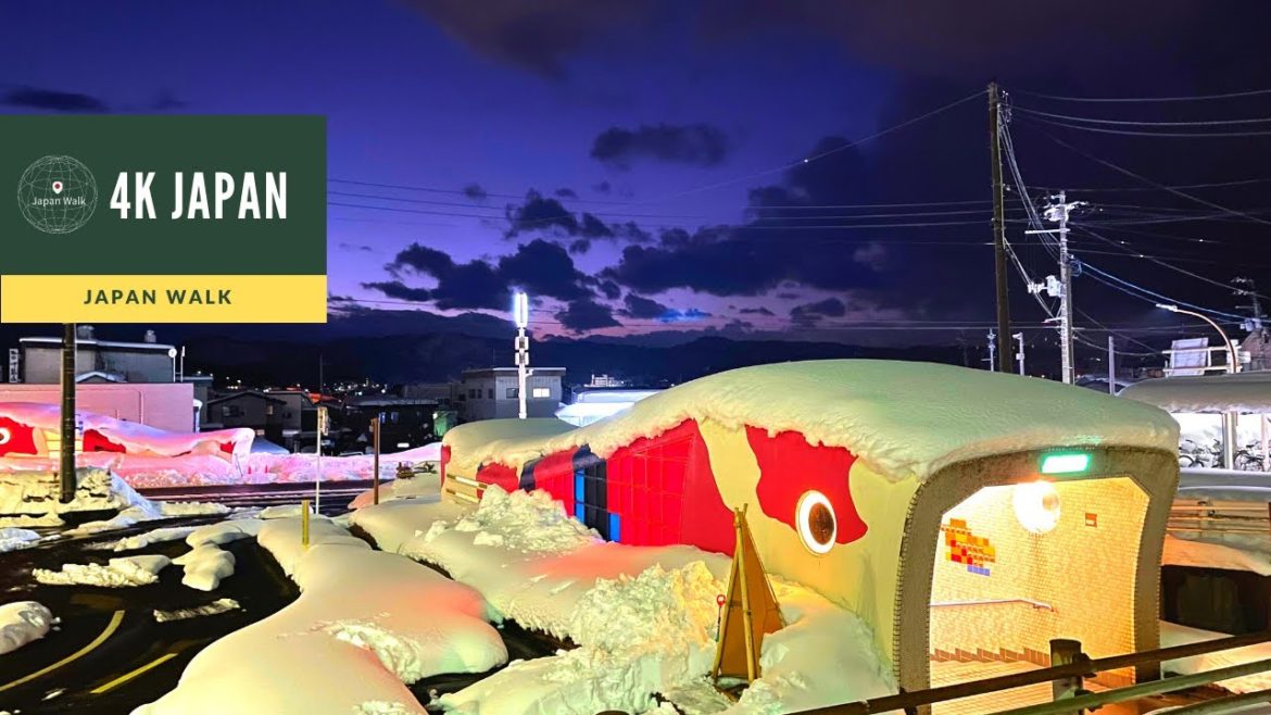 Snow 4K Japan Walk – NIIGATA Ojiya Neighborhood Walking Tour | 新潟小千谷 2021 Snow 4K Japan Walk - NIIGATA Ojiya Neighborhood Walking Tour | 新潟小千谷 2021