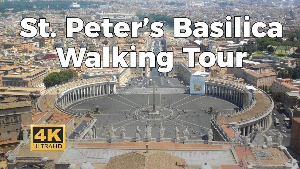 St. Peter's BasilicaTour - 4K - with Captions (2017)