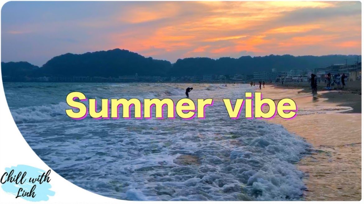Summer in Japan: An Afternoon at the Yuigahama beach in Kamakura