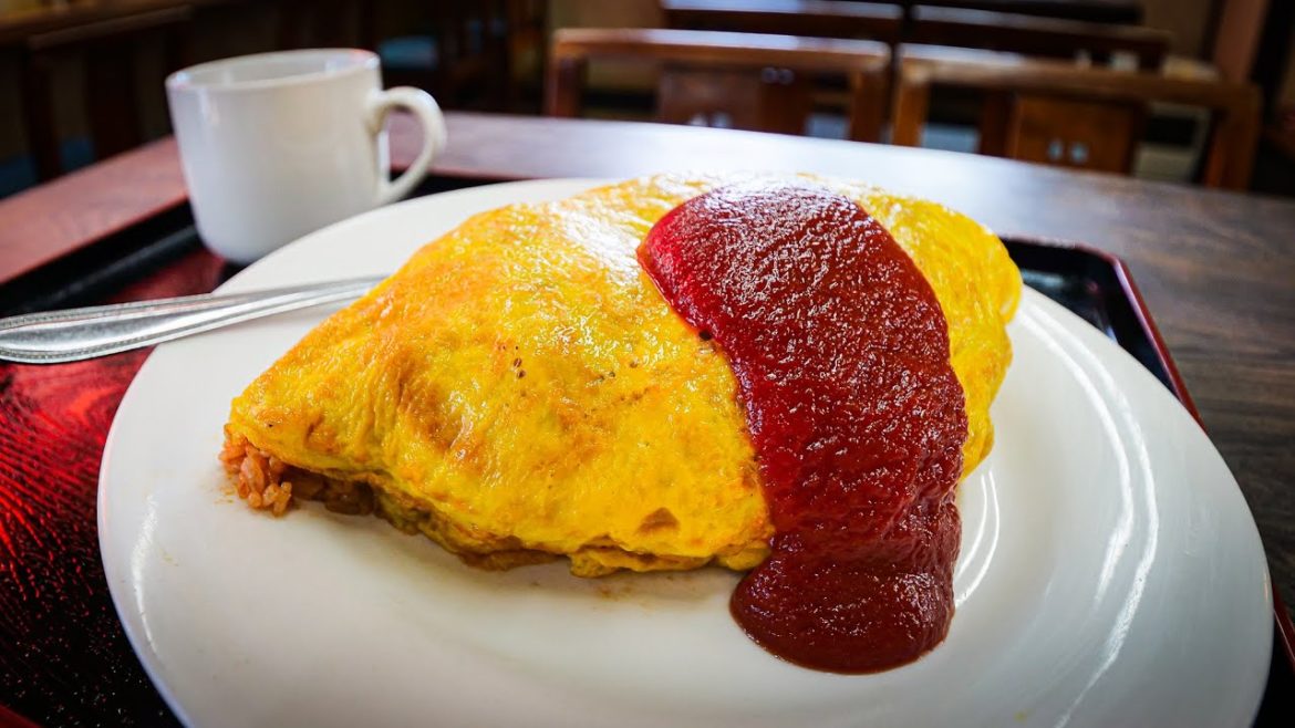 固焼き卵の王道オムライス ちゃんどん ときわ食堂