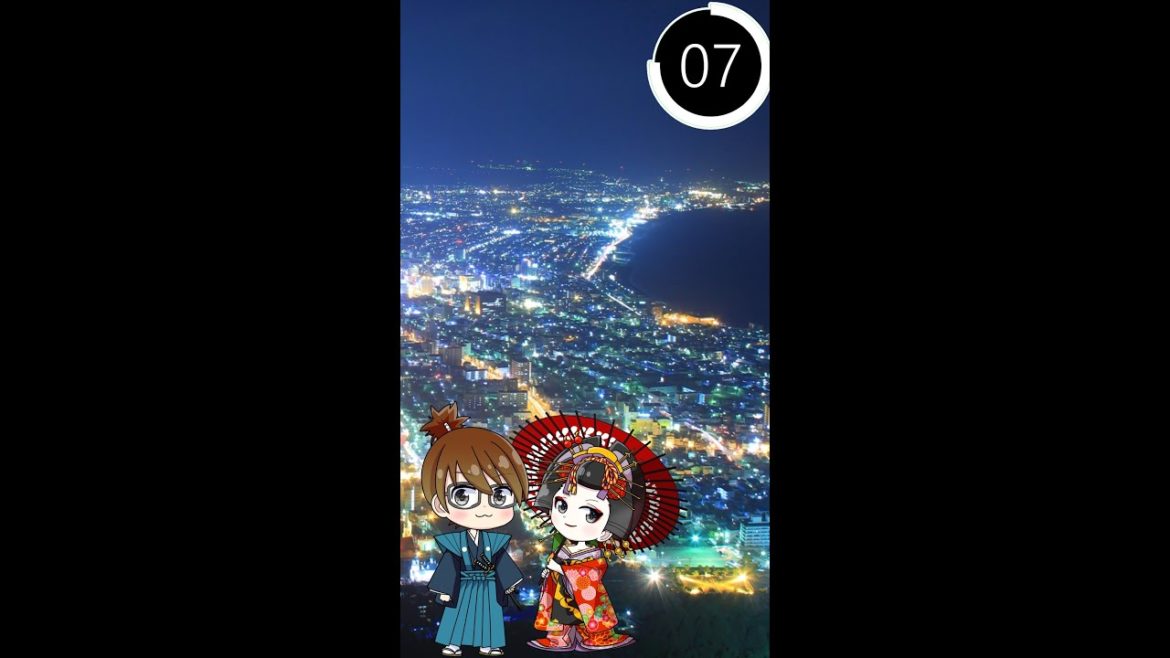 The best night view in Japan😍Mt Hakodate #short