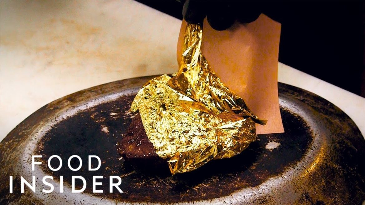 What A $400 Gold-Covered Steak Tastes Like | What's It Taste Like