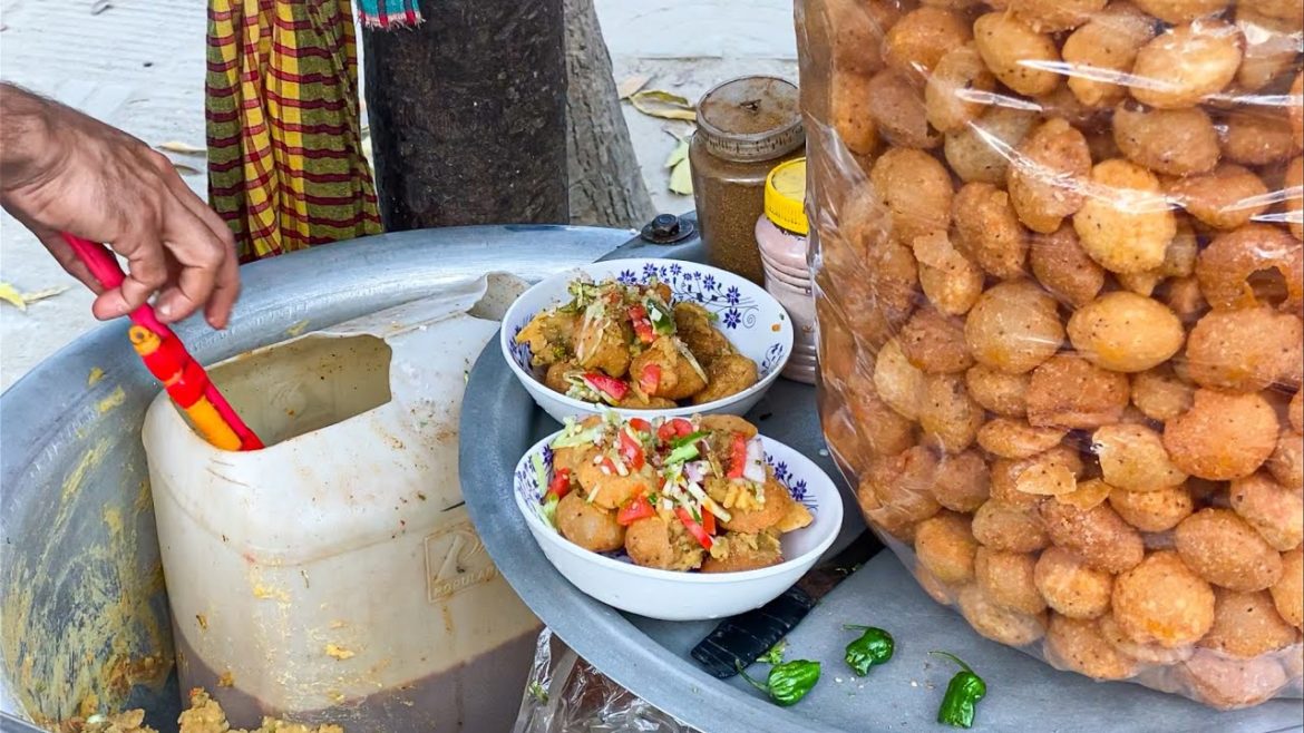 Kawsar Mamar Pani Puri Recipe - Popular Street Food(Panipuri) Tour at Dhaka University, Bangladesh