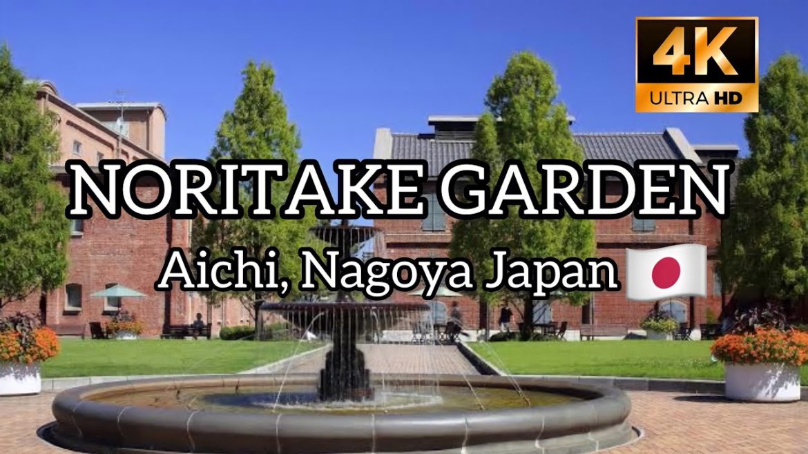 BEAUTIFUL GARDEN IN JAPAN NORITAKE SQUARE AICHI NAGOYA WALK TOUR 4K | ノリタケの森