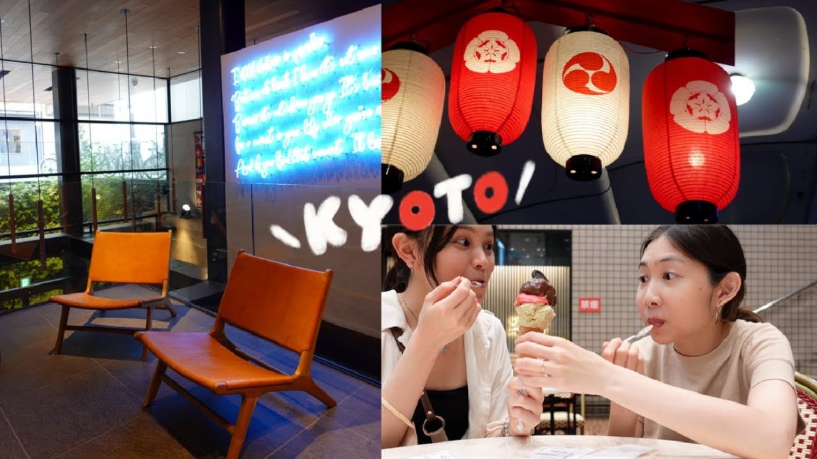 京都Vlog｜一個人旅行！開箱四天三夜的三条住宿、祇園祭期間的京都街道、鴨川散步、九條蔥義大利麵、Venchi義式冰淇淋