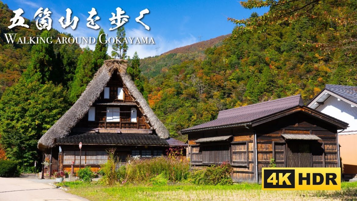 Walking around Gokayama(五箇山), Traditional Beautiful Japanese Village and Landscapes | 4K HDR Walking around Gokayama(五箇山), Traditional Beautiful Japanese Village and Landscapes | 4K HDR