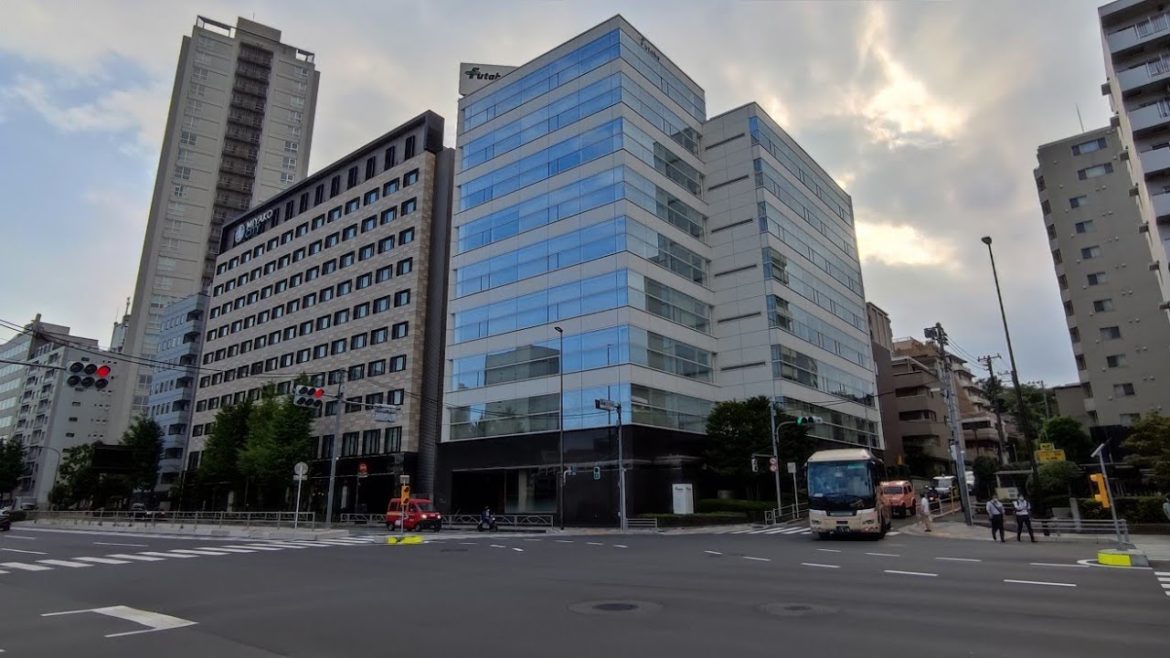 Walking traveler. [4K] Japan Walking tour. Miyako city, Takanawa to Wing,  Minato city, Tokyo.