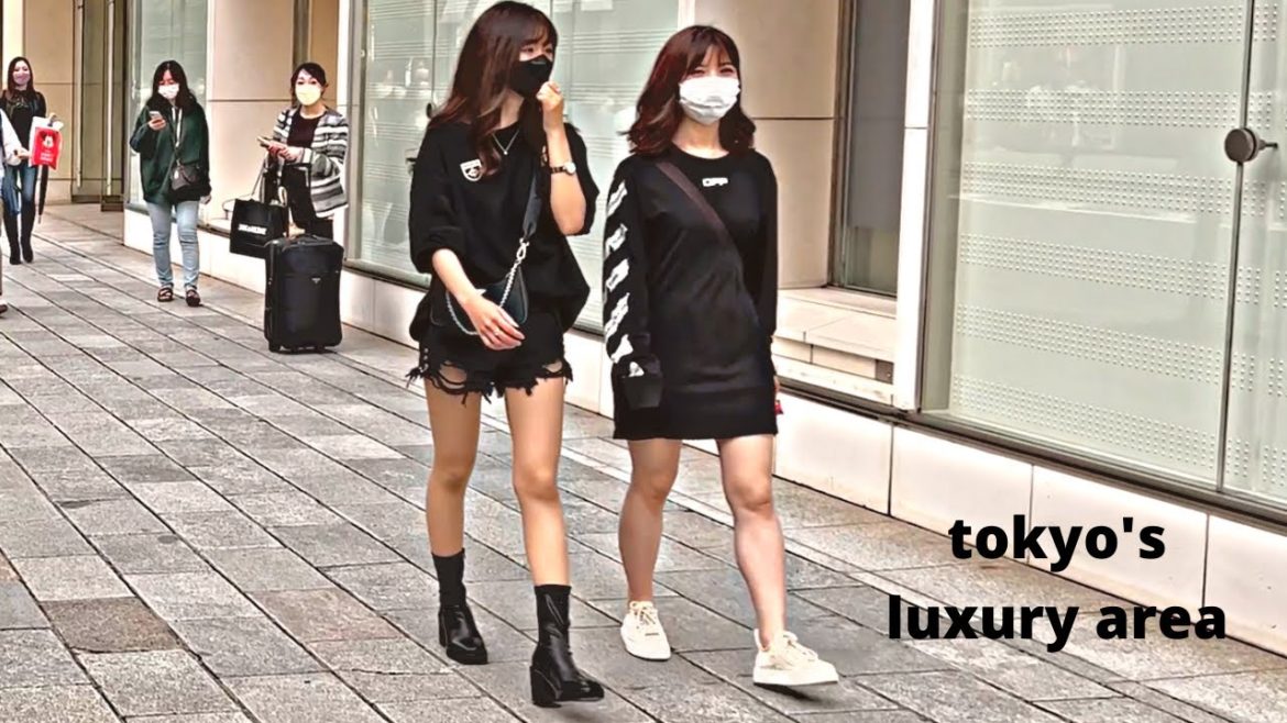 Pedestrian Paradise at Tokyo's Luxury Areas