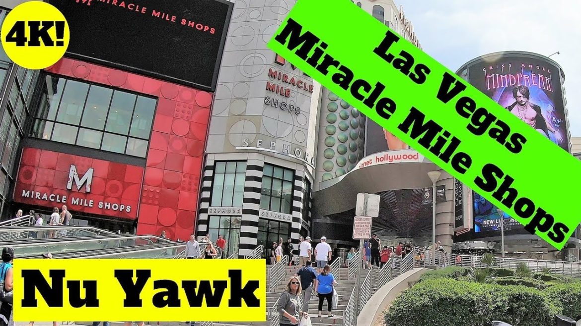 Las Vegas video tour of the Miracle Mile Shops 4K