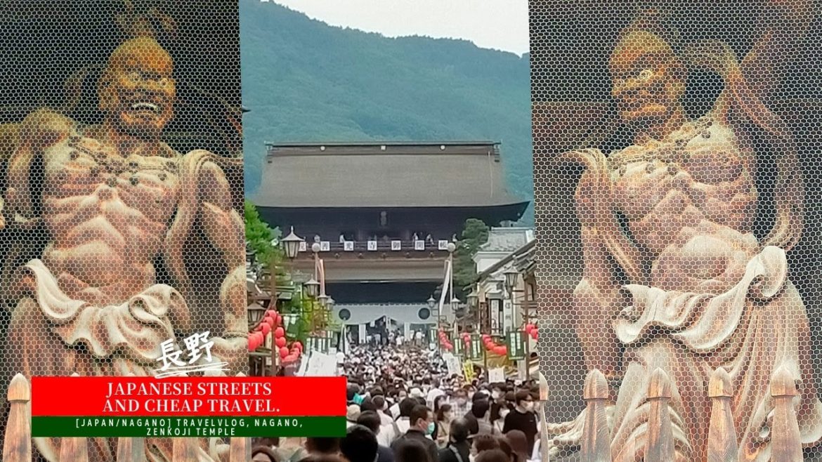 【長野】七年に一度の善光寺御開帳/[Japan/Nagano guide] travel, vlog, Nagano, Zenkoji Temple