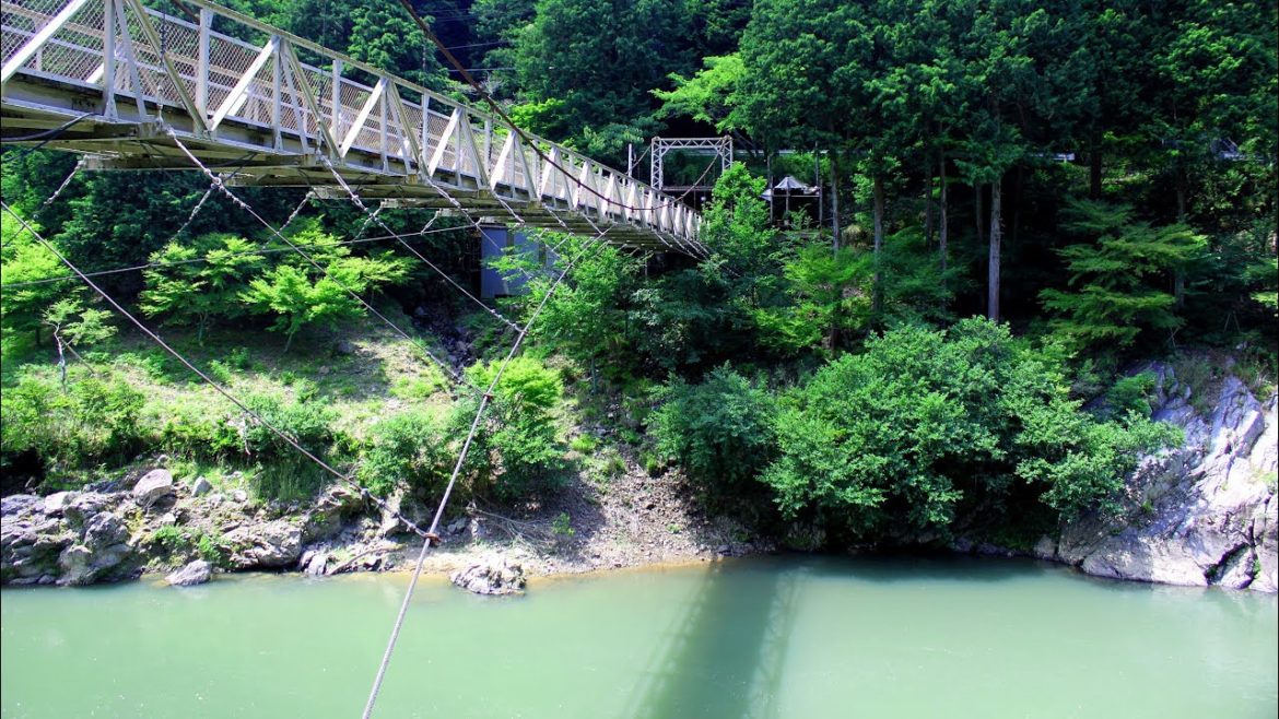 【4K】 Kyoto Local Spot Walking, From Hozukyo to Arashiyama. Natural spot.京都市保津峡から嵐山まで散歩。