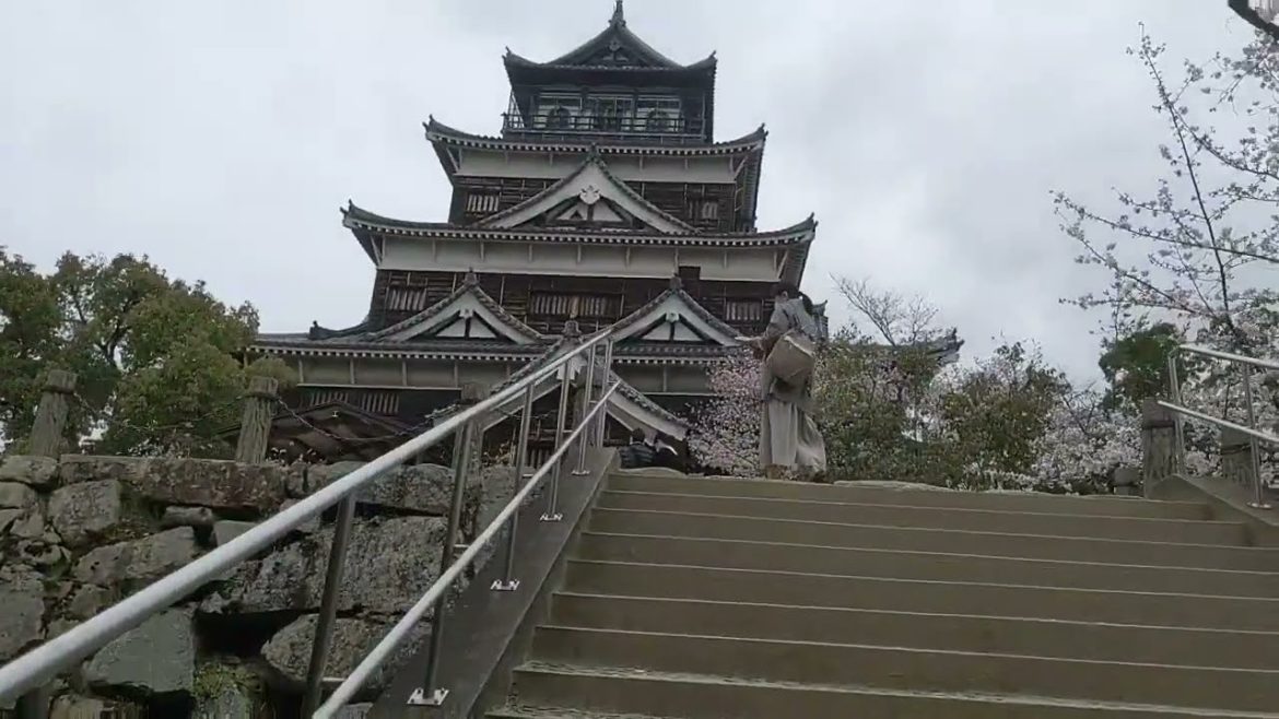 Sakura Blossoms at Hiroshima Castle Tour – March 2022 Sakura Blossoms at Hiroshima Castle Tour - March 2022