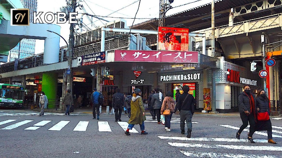 【KOBE】Sannomiya Walking Tour 朝の神戸・三宮の街を歩いてみた 고베 산 노미야【4K】