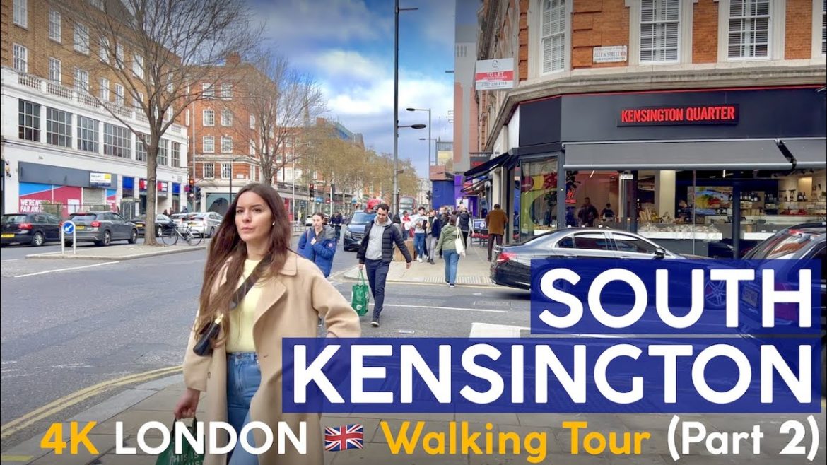 SOUTH KENSINGTON Walking Tour 🇬🇧 London, UK【4K 🎧 Binaural Video】Part 2