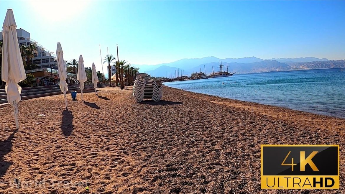 Walking Tour - Eilat, Israel June 2021 4K Vlog 5