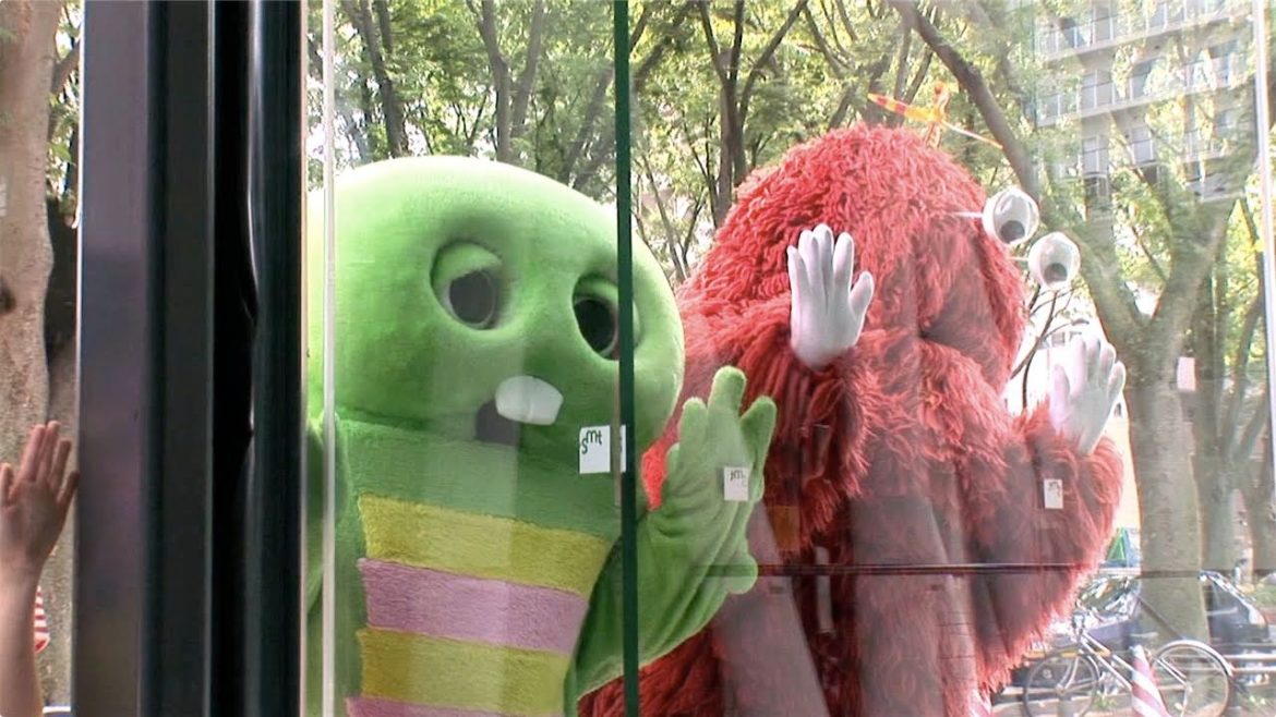 Google プレイス仙台キャンペーン　ガチャピン・ムックとアン