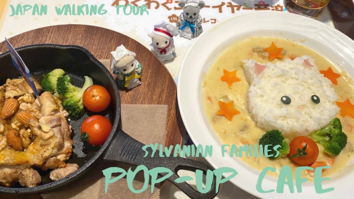 Japan Walk Tour 【Sylvanian Families Pop-up Cafe】Calico Critters, Nagoya