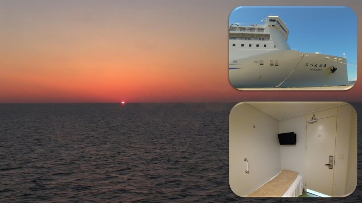 【新潟→小樽】最安個室で行く17時間フェリー旅🚢　| 日本海に沈む夕日に感動｜（新日本海フェリー）｜(Niigate →Otaru,Hokkaido) 17 hours ferrytravel