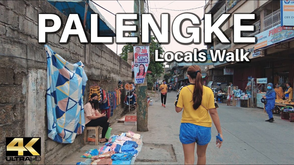 Locals Walk around a Philippine Palengke (Market) [4K]