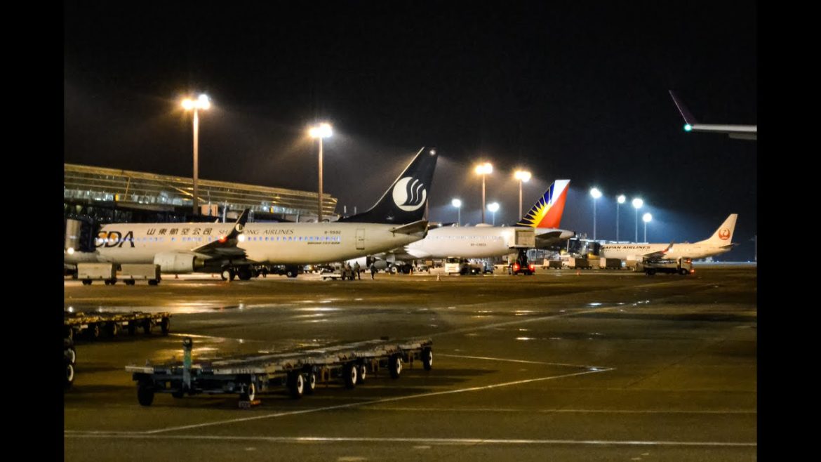 [ランプバス/Ramp Bus Tour] Centrair Nagoya Chubu Airport in the nighttime