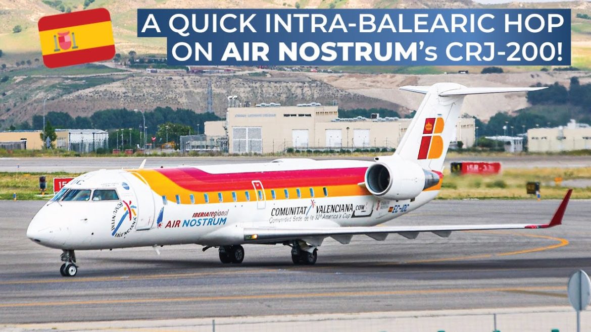TRIPREPORT | Iberia (ECONOMY) | Palma de Mallorca – Menorca | Bombardier CRJ200 TRIPREPORT | Iberia (ECONOMY) | Palma de Mallorca - Menorca | Bombardier CRJ200