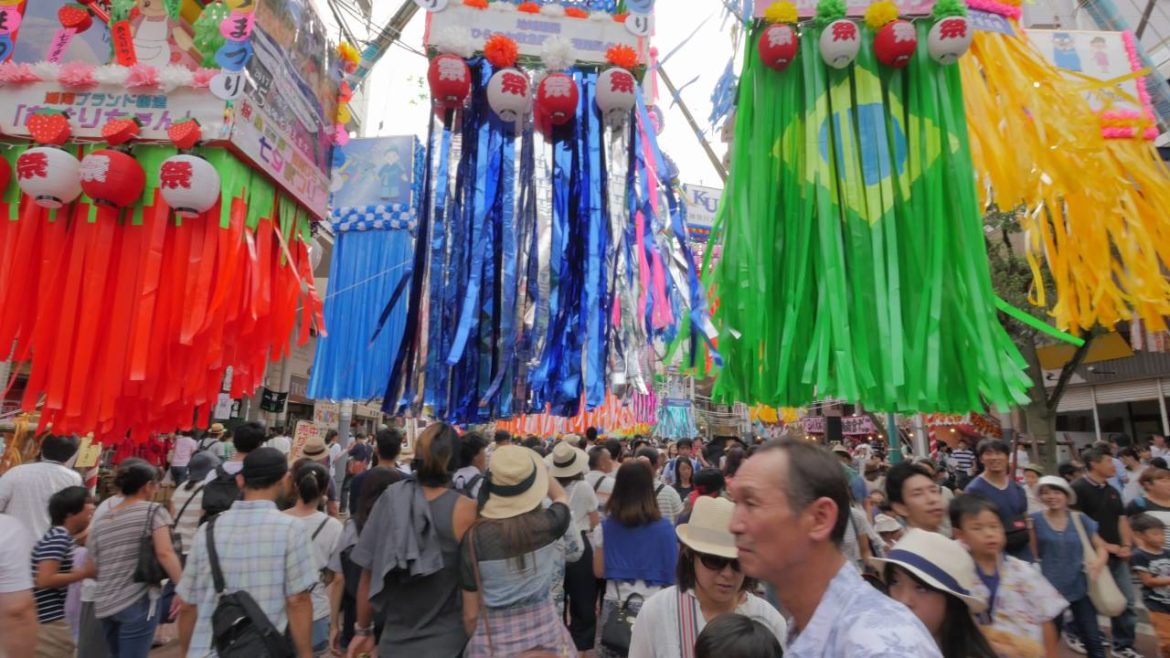 Tanabata festival in Hiratsuka city