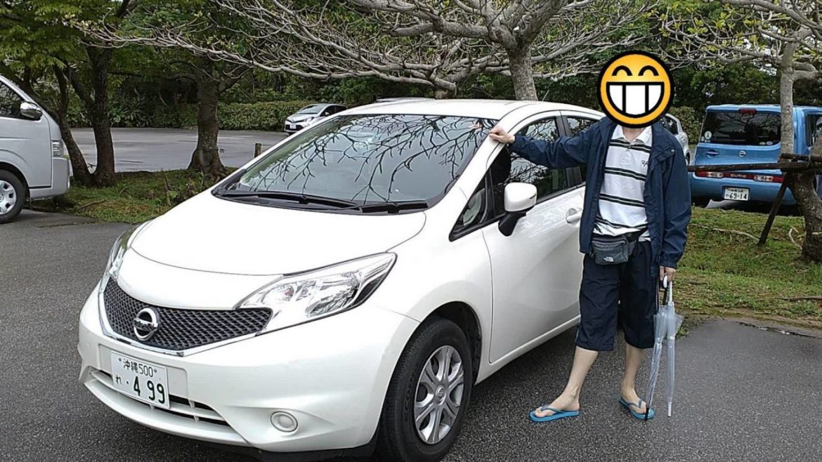 沖繩自駕遊 OTS租的日產NOTE Nissan Note