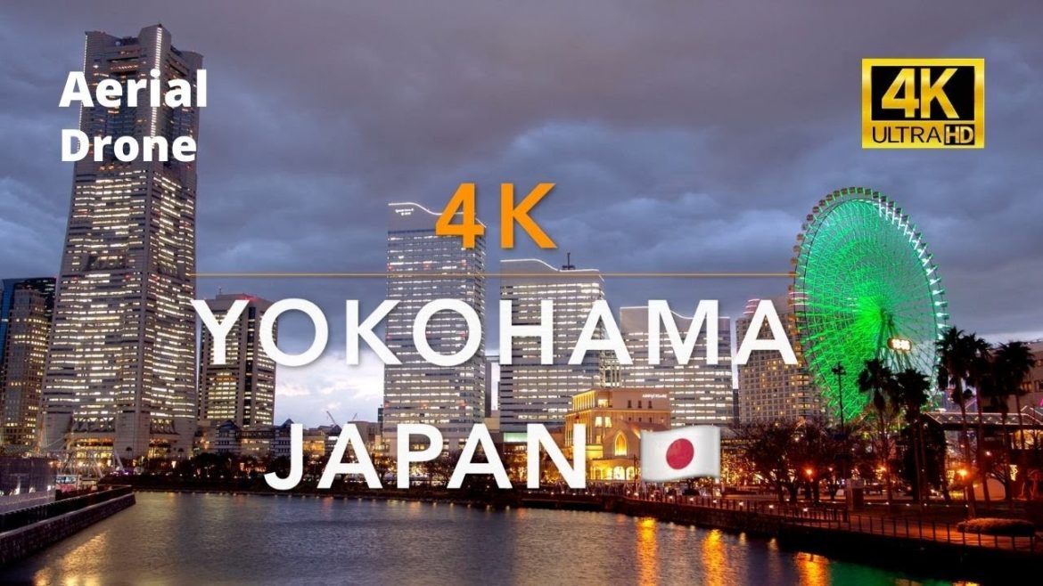 Yokohama Japan 🇯🇵 4K Aerial Drone Tour