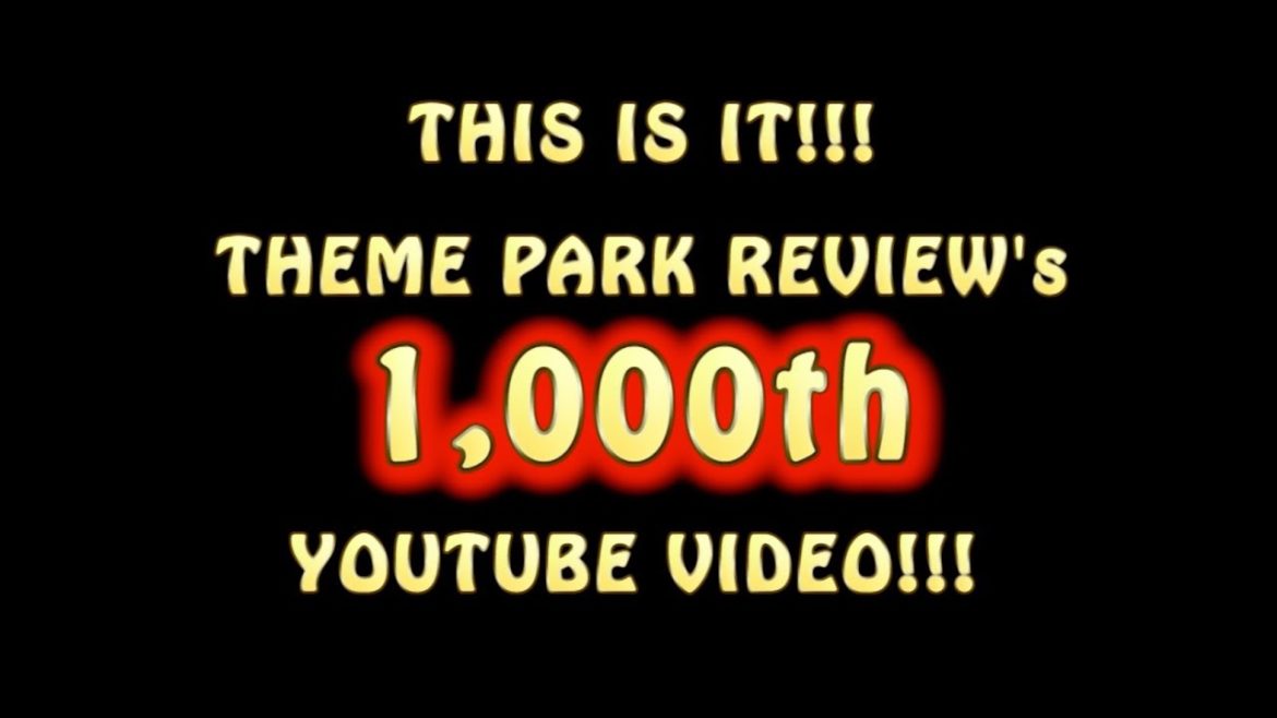 TPR's 1,000th Roller Coaster Video!  Epic Awesome Masterpiece!