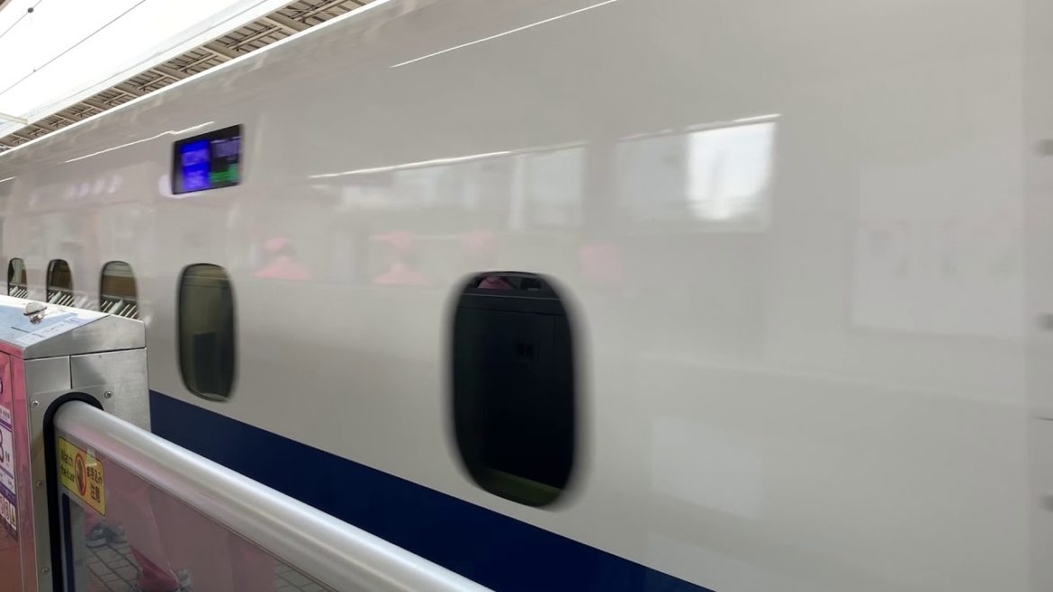 Japanese Shinkansen Arriving Into Tokyo Station in Tokyo, Japan Japanese Shinkansen Arriving Into Tokyo Station in Tokyo, Japan