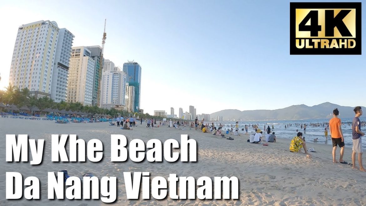 My Khe Beach Da nang Wonderful white sand long beach walking – 4K Vietnam walk tour My Khe Beach Da nang Wonderful white sand long beach walking - 4K Vietnam walk tour