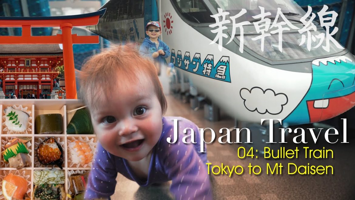 Bullet Train 新幹線 Tokyo to Mount Daisen, Japanese Cooking Lesson, Japan Family Travel 04
