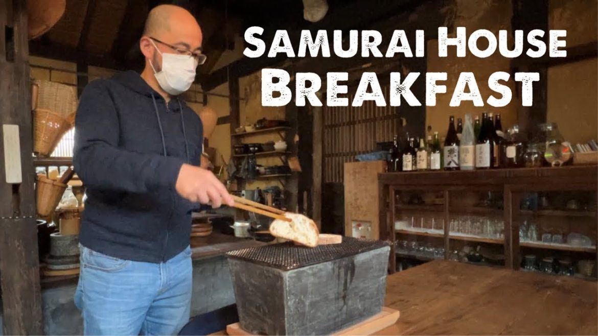 Breakfast at 230 Year Old Samurai House