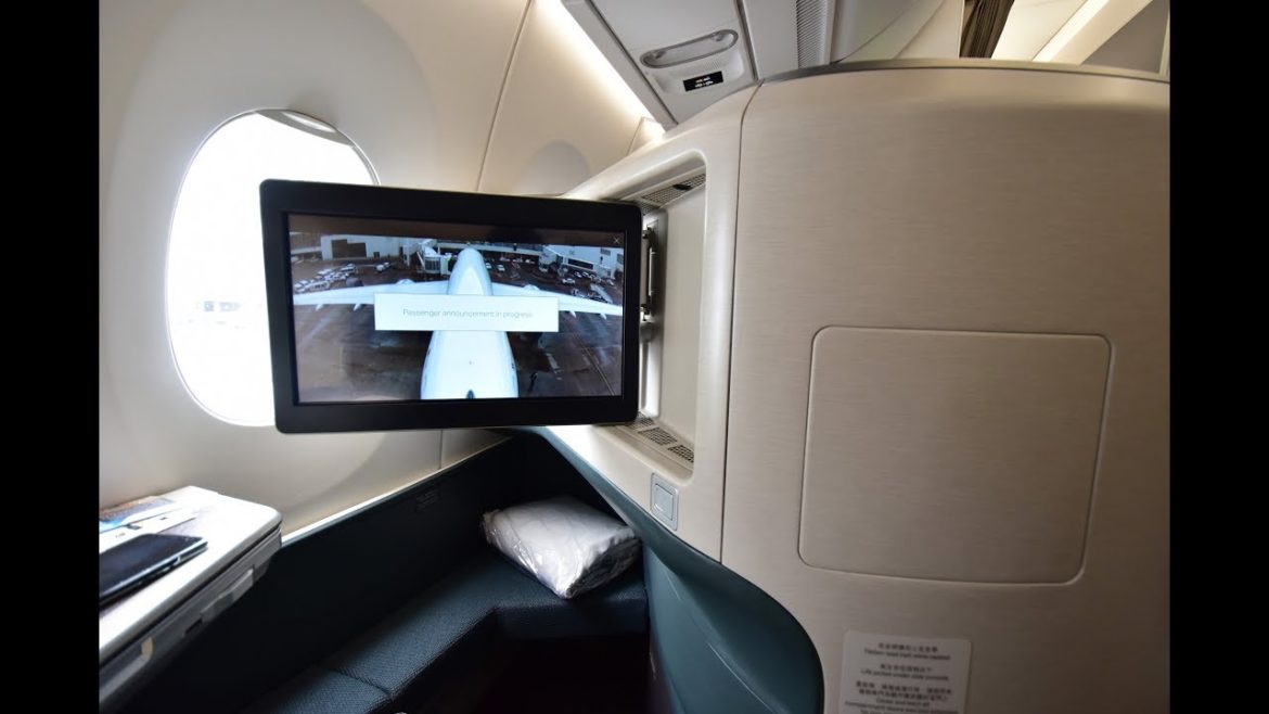 Business Class | Cathay Pacific CX338 Brussels to Hong Kong Airbus A350-900 (Review #40)