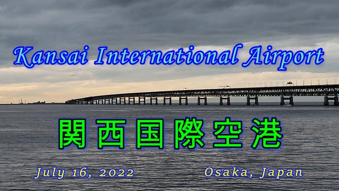 【関西国際空港】Kansai International Airport  KIX 🛫🌏 View from Rinku town りんくうプレミアムアウトレットからの眺め　OSAKA JAPAN