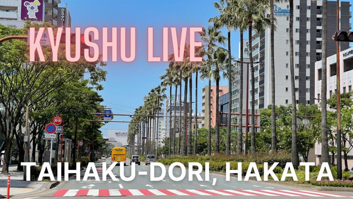 Taihaku-dori to Hakata Station - A Walking Tour / 博多港から博多駅を結ぶ大博通り